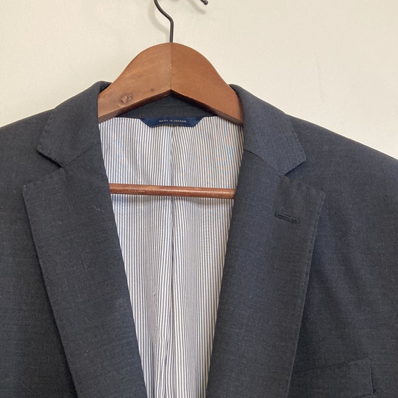 Brooks Brothers Explorer Jacket Men 44L Gray Wool Stretch Blazer Regent Fit - Picture 4 of 14